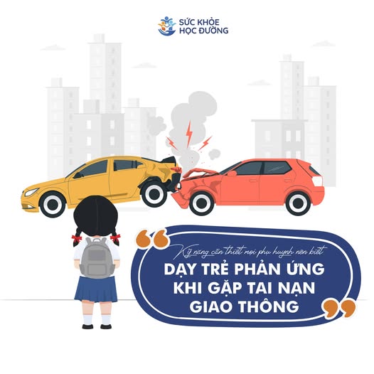 6 điều nên dạy trẻ khi gặp tai nạn giao thông