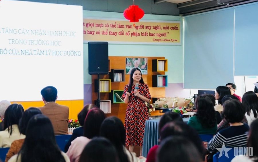 Nhà tâm lý học đường như những “vitamin hạnh phúc”