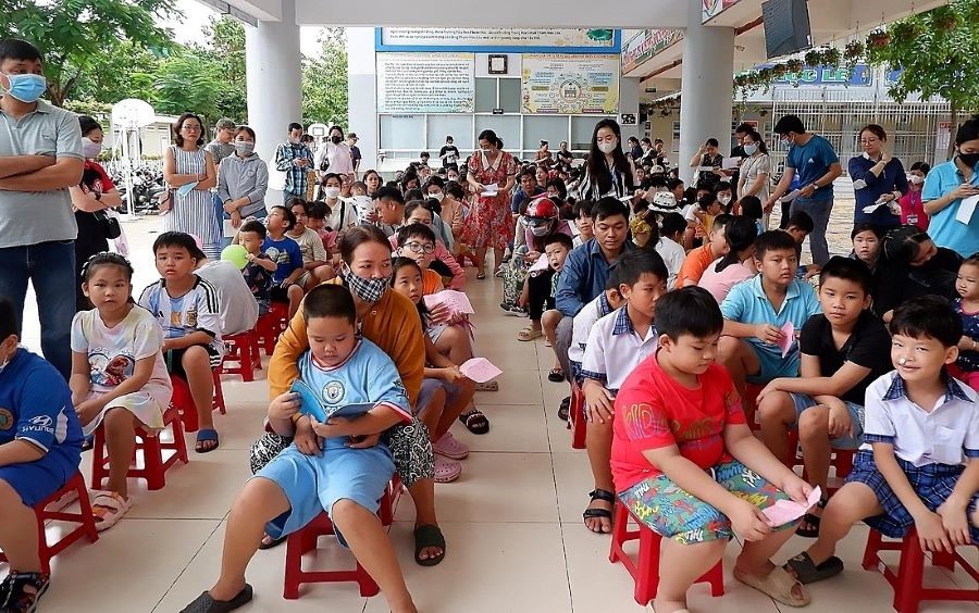 Số ca mắc tay chân miệng có xu hướng gia tăng